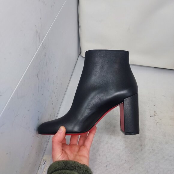 Christian Louboutin Black Ziptotal Black Ankle Boot - Picture 10 of 13